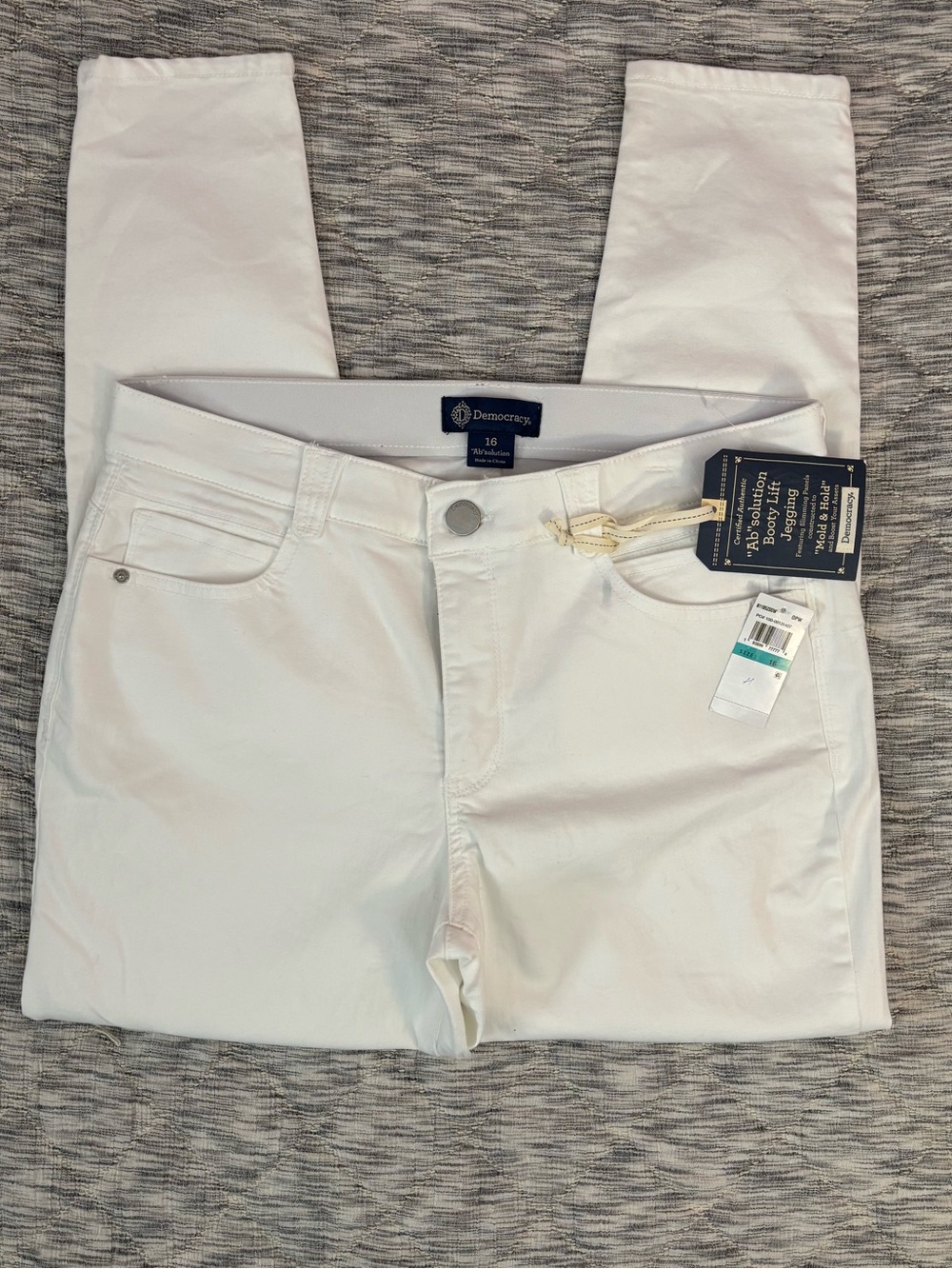 Democracy Ab Solution Booty Lift Skinny Jeggings Sz 16 NWT | Democracy Jeggings-